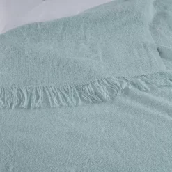 Highams Mohair Throw, Duck Egg Blue - 150 X 200cm -Sienna Store mohair throw duck egg cu