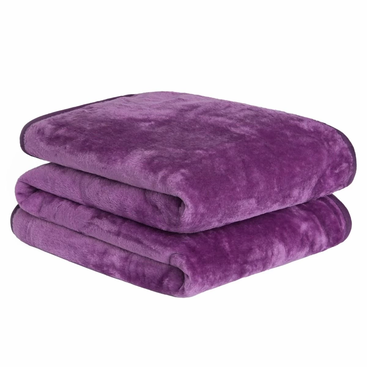 Faux Fur Mink Throw - Purple 2 Faux Fur Mink Throw - Purple - Image 2