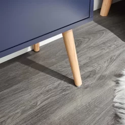 Nyborg Single 2 Drawer Bedside Table - Nightshadow -Sienna Store nbg1bsnsb nyborg 2drw bedside nightshadow blue dtl 03 may21