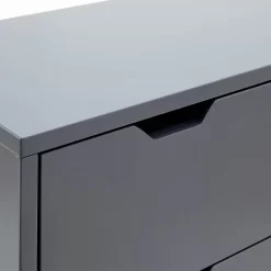 Nyborg 2+2 Drawer Chest Of Drawers - Dark Grey -Sienna Store nbg22cdgr nyborg 2 2drw chest dark grey co 08 may21