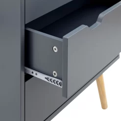 Nyborg 2+2 Drawer Chest Of Drawers - Dark Grey -Sienna Store nbg22cdgr nyborg 2 2drw chest dark grey co 10 may21