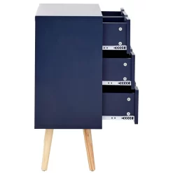 Nyborg 2+2 Drawer Chest Of Drawers - Nightshadow Blue -Sienna Store nbg22cnsb nyborg 2 2drw chest nightshadow blue co 06 may21