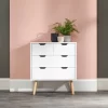 Nyborg 2+2 Chest Of Drawers - White