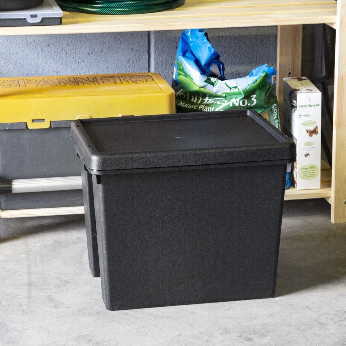 Wham Storage Box & Lid, Black - 24 Litre 2 Wham Storage Box & Lid, Black - 24 Litre - Image 2