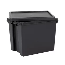 Wham Storage Box & Lid, Black - 24 Litre