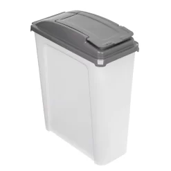 Wham 25L Slim Recycle Bin & Lid - Grey