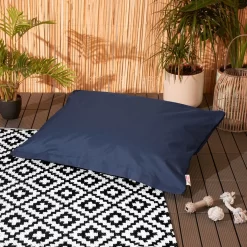 OHS Large Waterproof Outdoor Dog Cushion - Blue