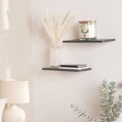 OHS Set Of 2 Floating Shelves - Grey