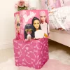 Barbie Storage Box, Pink - 2 Pack