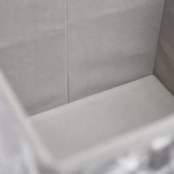 OHS Crushed Velvet Cube Storage Boxes, Grey - 2 Pack 8 OHS Crushed Velvet Cube Storage Boxes, Grey - 2 Pack -Sienna Store oastcvcgy 4s