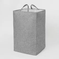 OHS Faux Linen Laundry Bag - Charcoal -Sienna Store oastflbcl 4s
