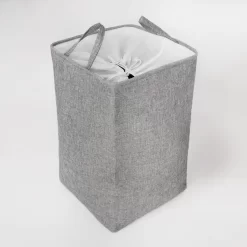 OHS Faux Linen Laundry Bag - Charcoal -Sienna Store oastflbcl 5s