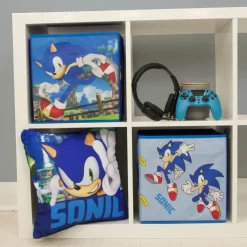 Sonic The Hedgehog Storage Box, Blue - 2 Pack -Sienna Store oastsonmu02 4
