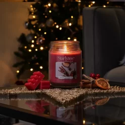 Starlytes 18oz Jar Candle - Apple Cinnamon 6 Starlytes 18oz Jar Candle - Apple Cinnamon -Sienna Store oaswcinre01 02 3