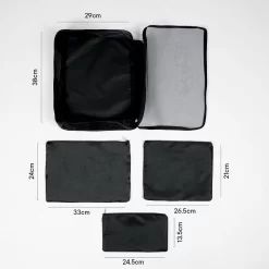 OHS Travel Packing Cube And Bags Set, Black - 10 Piece -Sienna Store oatrbag 1s 2 1