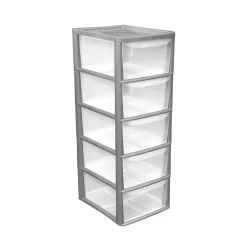 Thumbs Up 5 Drawer Unit - Grey