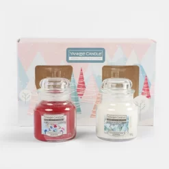 Yankee Candle 2 Small Jars Gift Set - Red / White