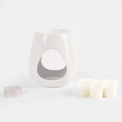 Yankee Candle Melt Warmer - White 5 Yankee Candle Melt Warmer - White -Sienna Store oaycmewre 3s