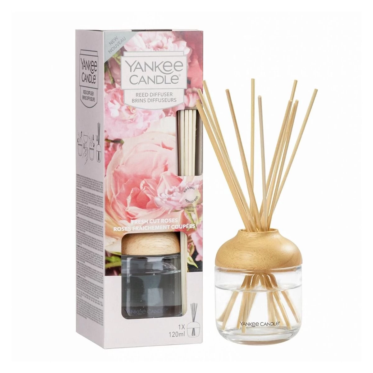 Yankee Candle Reed Diffuser - Fresh Cut Roses 1 Yankee Candle Reed Diffuser - Fresh Cut Roses