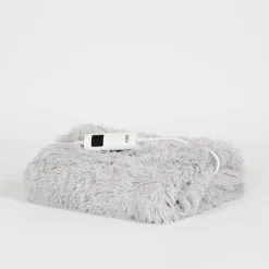 OHS Heated Fluffy Electric Blanket - Grey 14 OHS Heated Fluffy Electric Blanket - Grey -Sienna Store obebfhbgy 1s