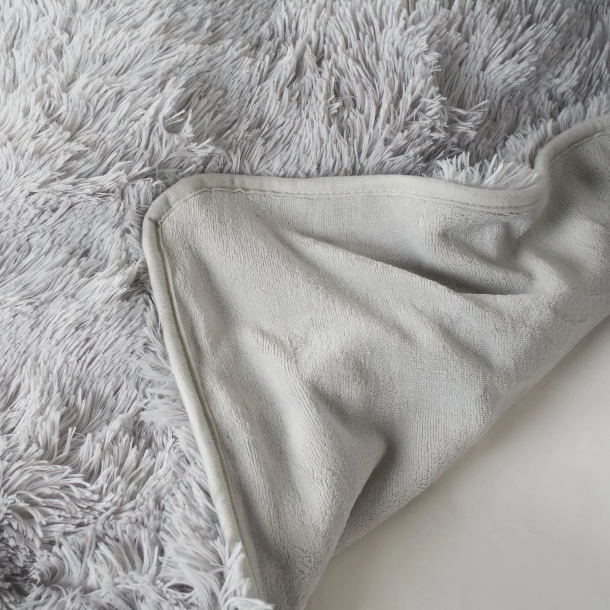 OHS Heated Fluffy Electric Blanket - Grey 3 OHS Heated Fluffy Electric Blanket - Grey - Image 3