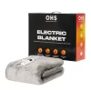 OHS Heated Over Electric Blanket - Charcoal