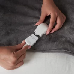 OHS Heated Over Electric Blanket - Charcoal -Sienna Store obebflccl 6s