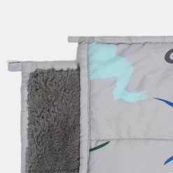 OHS Kids Teddy Fleece Dinosaur Weighted Blanket - Grey -Sienna Store obwedingy 7s