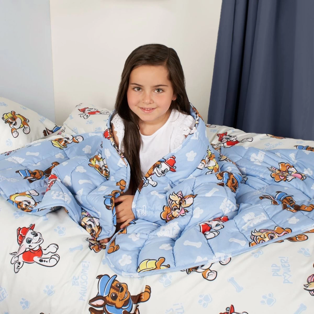 Paw Patrol Friends Weighted Blanket - Blue 1 Paw Patrol Friends Weighted Blanket - Blue