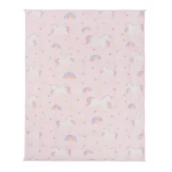 OHS Kids Teddy Fleece Unicorn Weighted Blanket - Blush 13 OHS Kids Teddy Fleece Unicorn Weighted Blanket - Blush -Sienna Store obweunibl wb 1s
