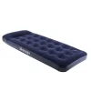 Silentnight Camping Collection Flocked Airbed With Built-In Foot Pump, Blue - Single