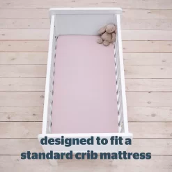 Silentnight Safe Nights 2 Pack Fitted Sheet, Crib - Pink 11 Silentnight Safe Nights 2 Pack Fitted Sheet, Crib - Pink -Sienna Store odfscripi00 4