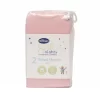 Silentnight Safe Nights 2 Pack Fitted Sheet, Crib - Pink