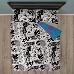 Fortnite Fanzine Duvet Set, Blue - Double