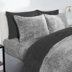 OHS Teddy Marl Duvet Set - Charcoal -Sienna Store odhstmacl 3sw 1