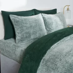 OHS Teddy Marl Duvet Set - Forest Green -Sienna Store odhstmafg 3s