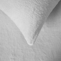 OHS 4 Pack Teddy Fleece Pillowcases - Grey -Sienna Store odpctedgy 4s