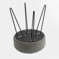 OHS Boucle Hairpin Stool - Charcoal -Sienna Store ofchbouc 5s