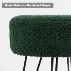 OHS Boucle Hairpin Stool - Forest Green -Sienna Store ofchboufg 10s