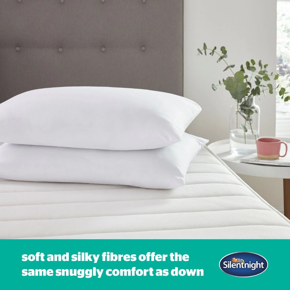 Silentnight Just Like Down Pillows - 2 Pack 3 Silentnight Just Like Down Pillows - 2 Pack - Image 3