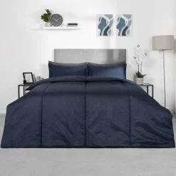 OHS Coverless 10.5 Duvet With Pillowcase - Navy