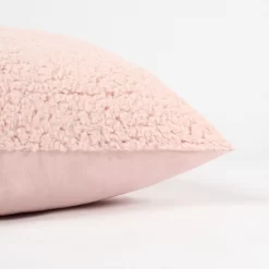 OHS 2 Pack Teddy Fleece Pillow - Blush -Sienna Store ofpptfpbl 4ss 1