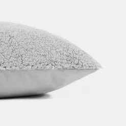 OHS 2 Pack Teddy Fleece Pillow - Charcoal -Sienna Store ofpptpch 4ss 1