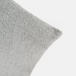 OHS 2 Pack Teddy Fleece Pillow - Charcoal -Sienna Store ofpptpch 5ss 1