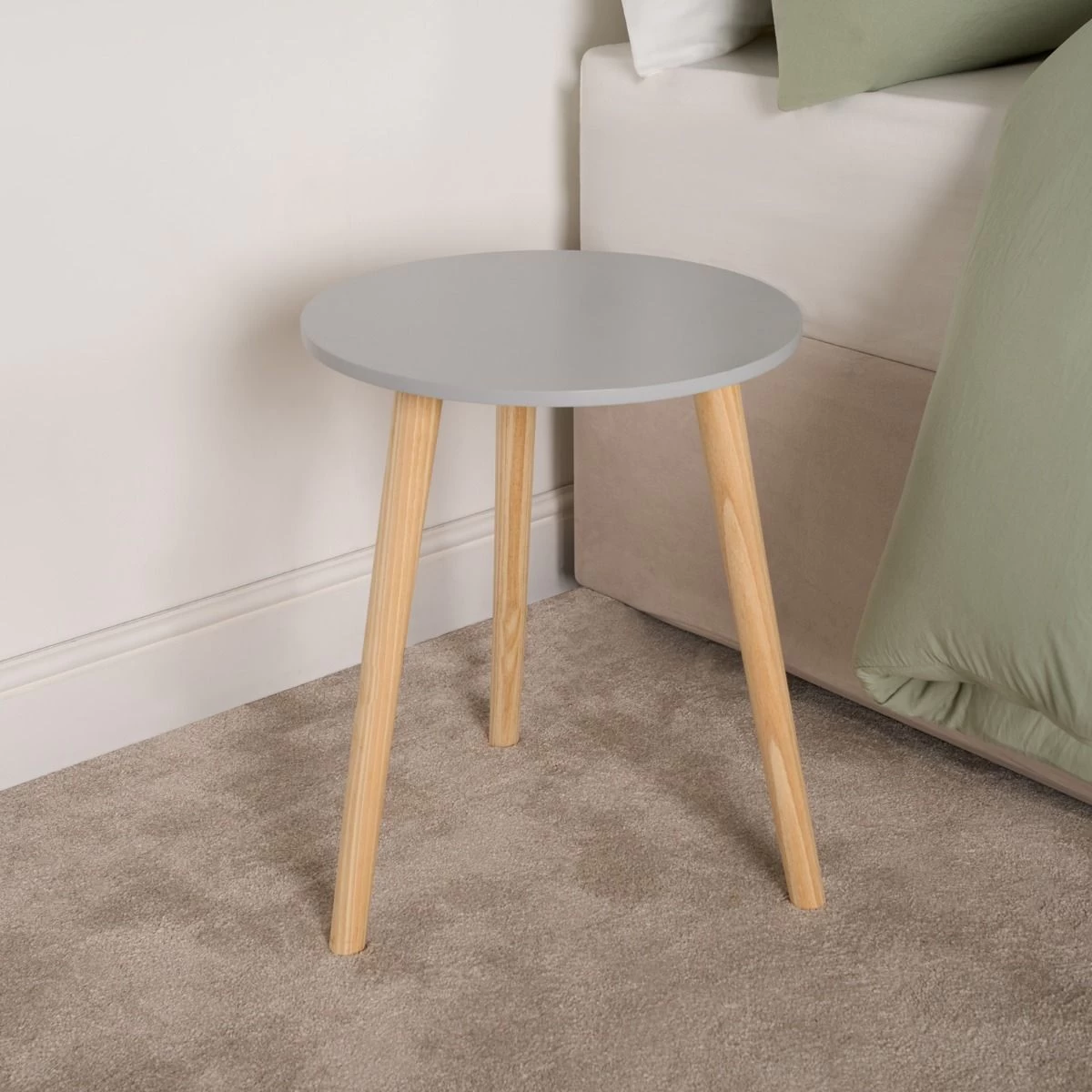 OHS Round Side Table - Grey 1 OHS Round Side Table - Grey