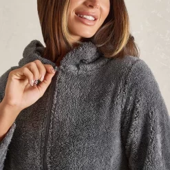 OHS Teddy Fleece Onesie Jumpsuit - Grey -Sienna Store ogontedgy 5s 5