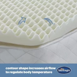 Silentnight 5cm Orthopaedic Mattress Topper -Sienna Store oortt05wh01 6