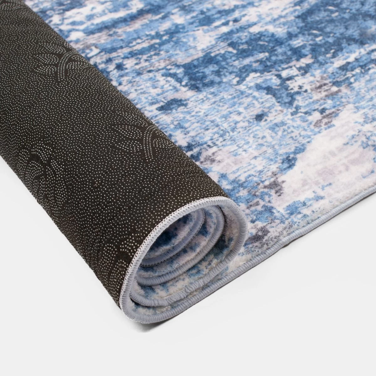 OHS Abstract Flat Rug - Blue 6 OHS Abstract Flat Rug - Blue - Image 6