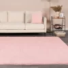 OHS Cosy Shaggy Rug - Blush