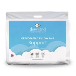 Downland Orthopaedic Pillow, White - 2pk